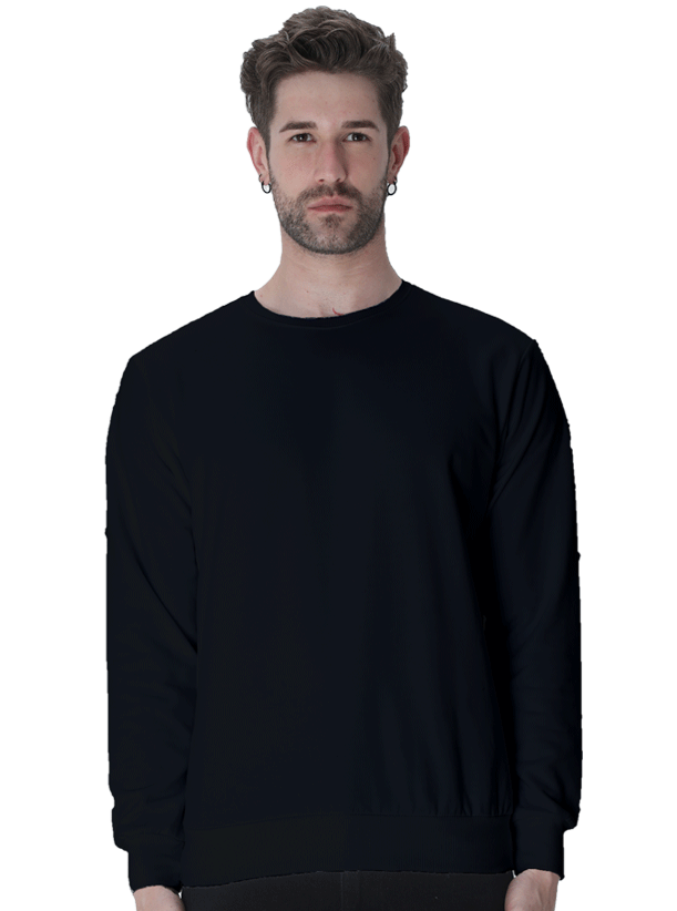 Classic Comfort: Unisex Plain Sweatshirt