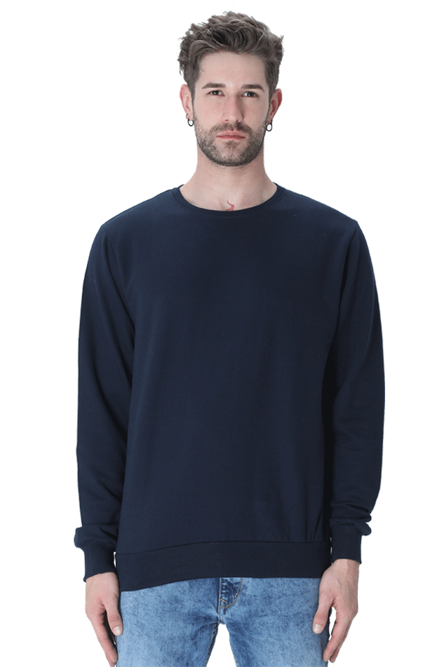 Classic Comfort: Unisex Plain Sweatshirt