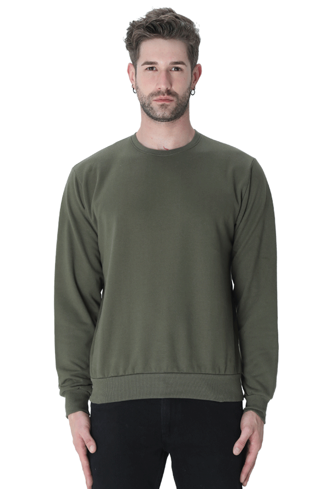 Classic Comfort: Unisex Plain Sweatshirt