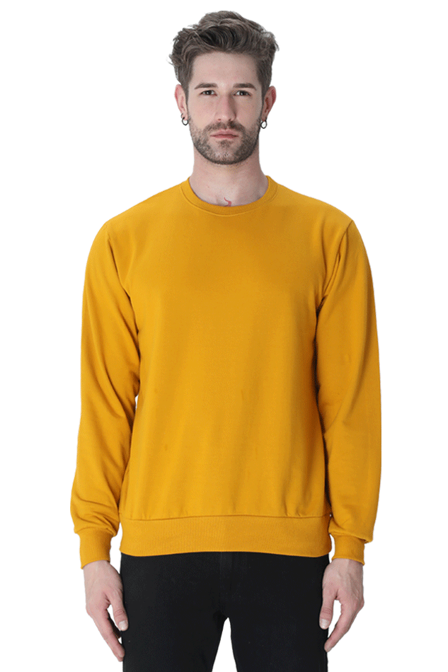 Classic Comfort: Unisex Plain Sweatshirt