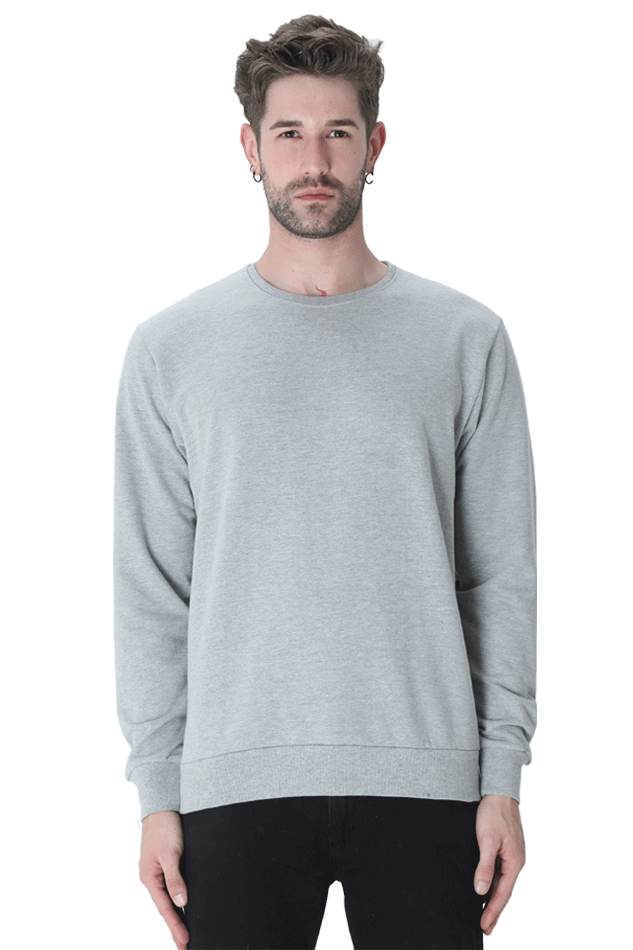 Classic Comfort: Unisex Plain Sweatshirt