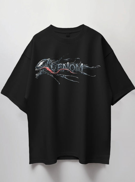 Venom Style Drop Shoulder T-Shirt