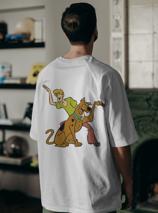 Solving Mysteries in Style With Scooby-Doo Drop-Shoulder T-shirt