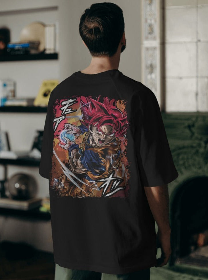 Fusion Fashion: Dragon Ball Z Drop Shoulder T-Shirt