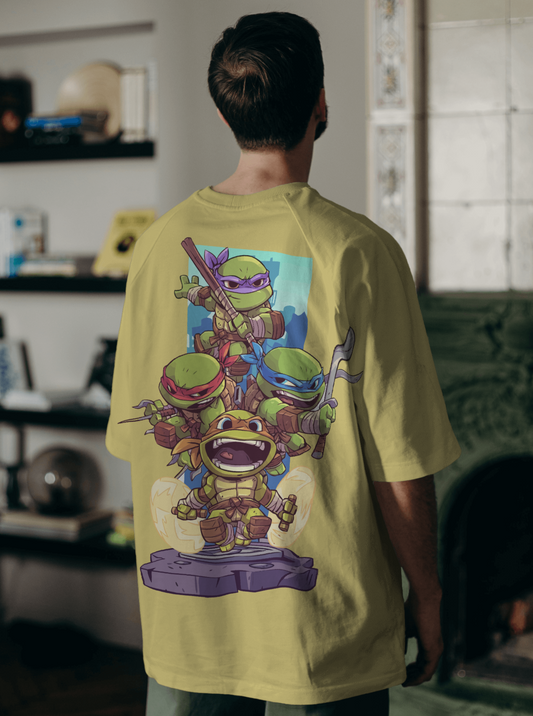 Radical Heroes: Teenage Mutant Ninja Turtles Drop-Shoulder T-Shirt