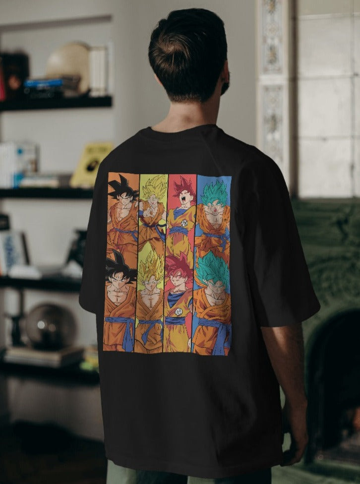 Dragon Ball Z Unite: Goku Team Drop Shoulder Tee