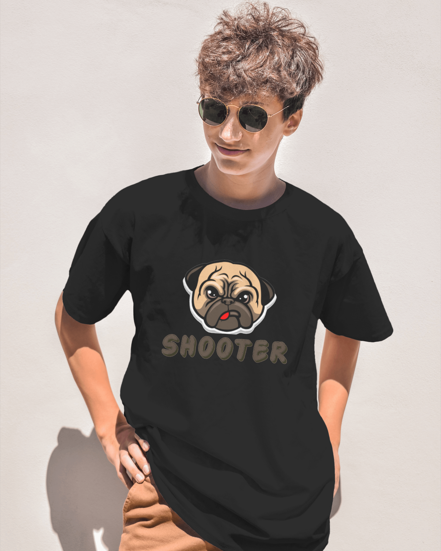 Customized Drop shoulder T-shirt of Pet with Name