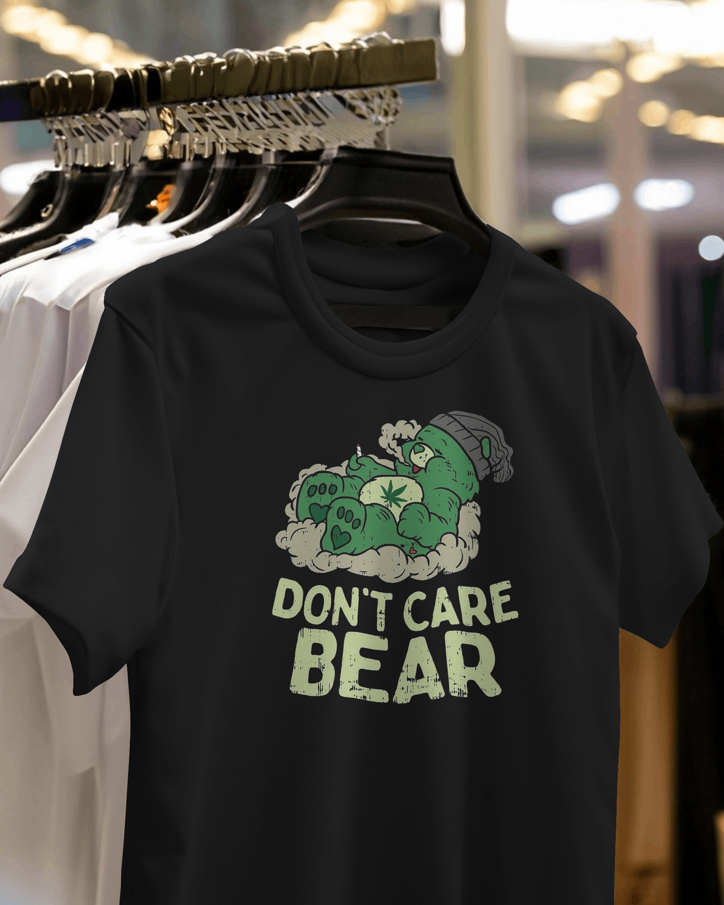 Leafy Panda Drop Shoulder T-shirt