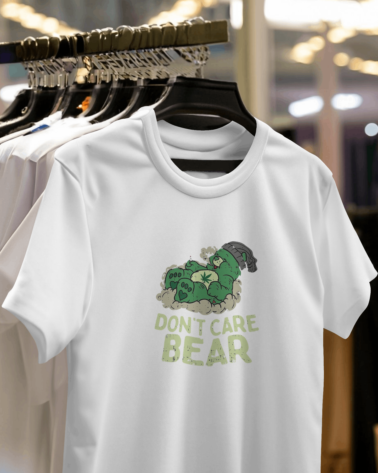 Leafy Panda Drop Shoulder T-shirt